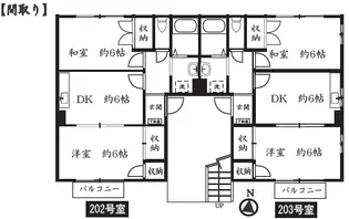 サニーヒル【2階】の間取り