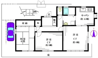 泉町3丁目アパート【1階】の間取り