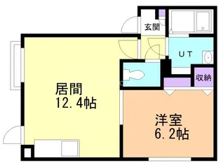ディアス・ベルデュールA【1階】の間取り