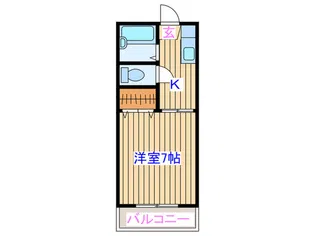 S.クレア原町【2階】の間取り