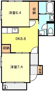 ShaMaison グランドキャッスル【1階】の間取り