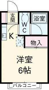 ハイツ岡【2階】の間取り