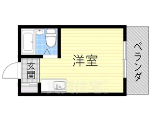 長栄寺ハイツ【1階】の間取り