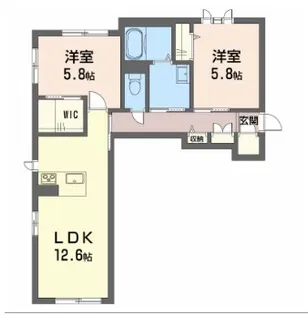 べレオ鳴門一号館【3階】の間取り