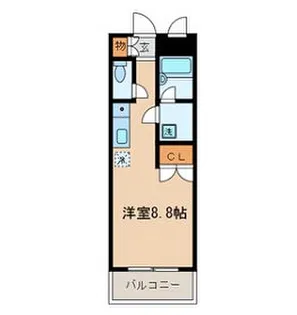EーFLAT【1階】の間取り