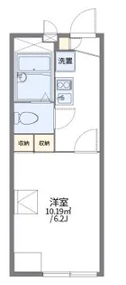 レオパレスエリクシール【1階】の間取り