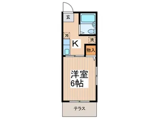 エスポワ-ル【1階】の間取り