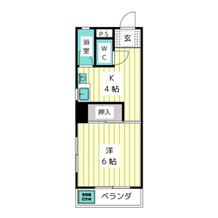 都ハイツ【2階】の間取り