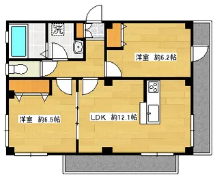 ルミエール千束【3階】の間取り