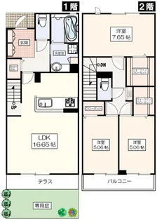 レスト武蔵野【2階】の間取り