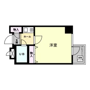 ダイアパレス大手門【5階】の間取り