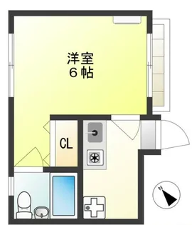 メゾンアヤキ【1階】の間取り