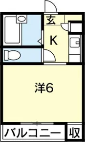 北條マンション【2階】の間取り