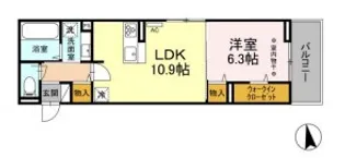 EDOYA青沼【1階】の間取り