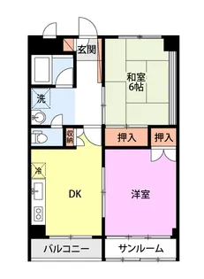 メゾンヒカリ【2階】の間取り