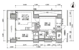 東雲キャナルコートCODAN16号棟【2階】の間取り