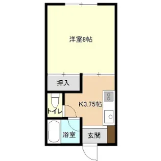 ビューバレー美美【2階】の間取り