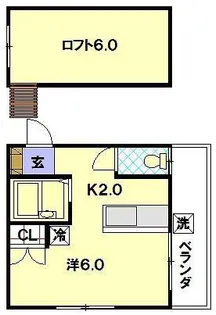 スカイヒルズ緑が丘【2階】の間取り