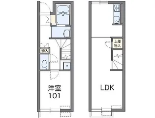 レオネクストル リヤン【1階】の間取り
