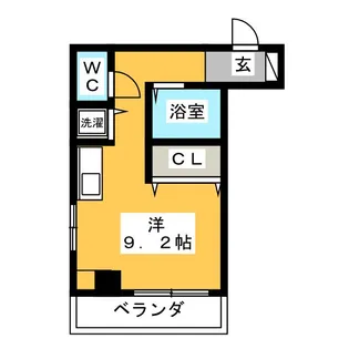 グラース平野【3階】の間取り