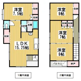 北海道室蘭市宮の森町3【一戸建】の間取り