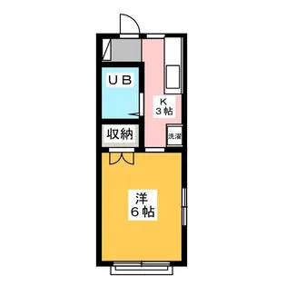 コーポ旭が丘【2階】の間取り