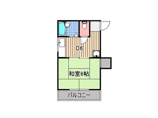 パレグランス【1階】の間取り