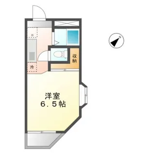 岡山県岡山市北区下中野【マンション】の間取り