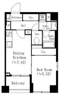 オークテラス【7階】の間取り