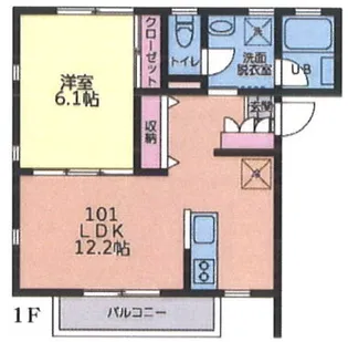 グッドラック町田【2階】の間取り
