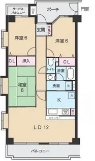 ダイアパレス上福岡III【5階】の間取り