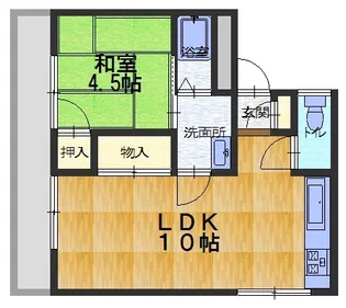 大島ビル【3階】の間取り