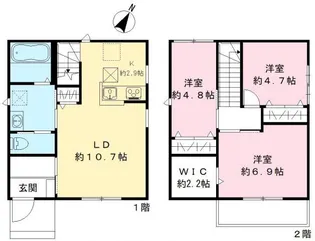 埼玉県さいたま市大宮区櫛引町1【一戸建】の間取り