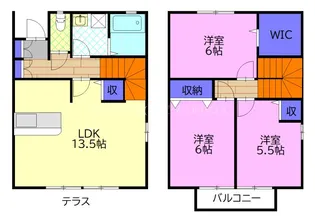 グリーンコートの間取り