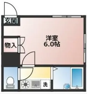 壱番館【5階】の間取り