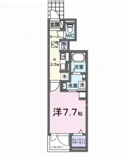 サンフィールド【1階】の間取り