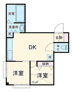 新星ビル【3階】の間取り