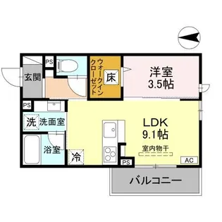 DR相木COEUR【1階】の間取り