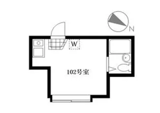 ドルチェ十条【1階】の間取り