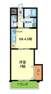 バルカン【3階】の間取り