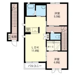 ポナールC【2階】の間取り
