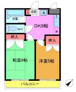 KE3番館【2階】の間取り