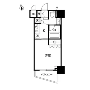 セントラル銀座【9階】の間取り