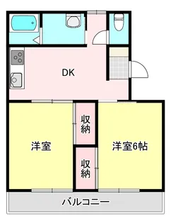 マンションメルクス【3階】の間取り
