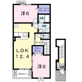 茨城県水戸市東前町【アパート】の間取り