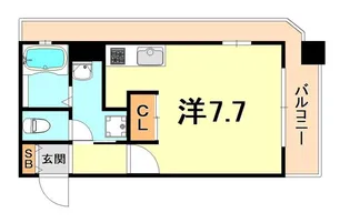 兵庫県神戸市灘区八幡町2【マンション】の間取り