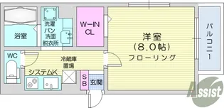 グランアージュ泉中央【3階】の間取り