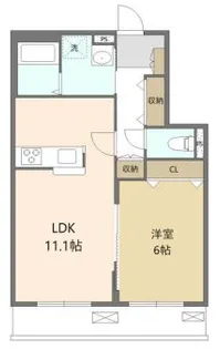 神奈川県鎌倉市小町2【アパート】の間取り