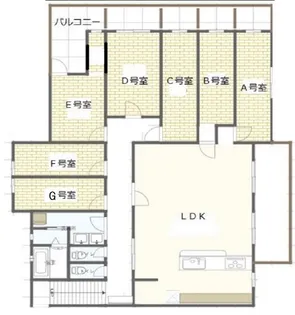 東京都世田谷区奥沢5【一戸建】の間取り