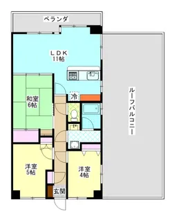 グランドール参番館【6階】の間取り